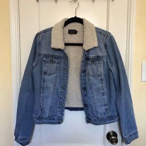 Denim Sherpa Jacket